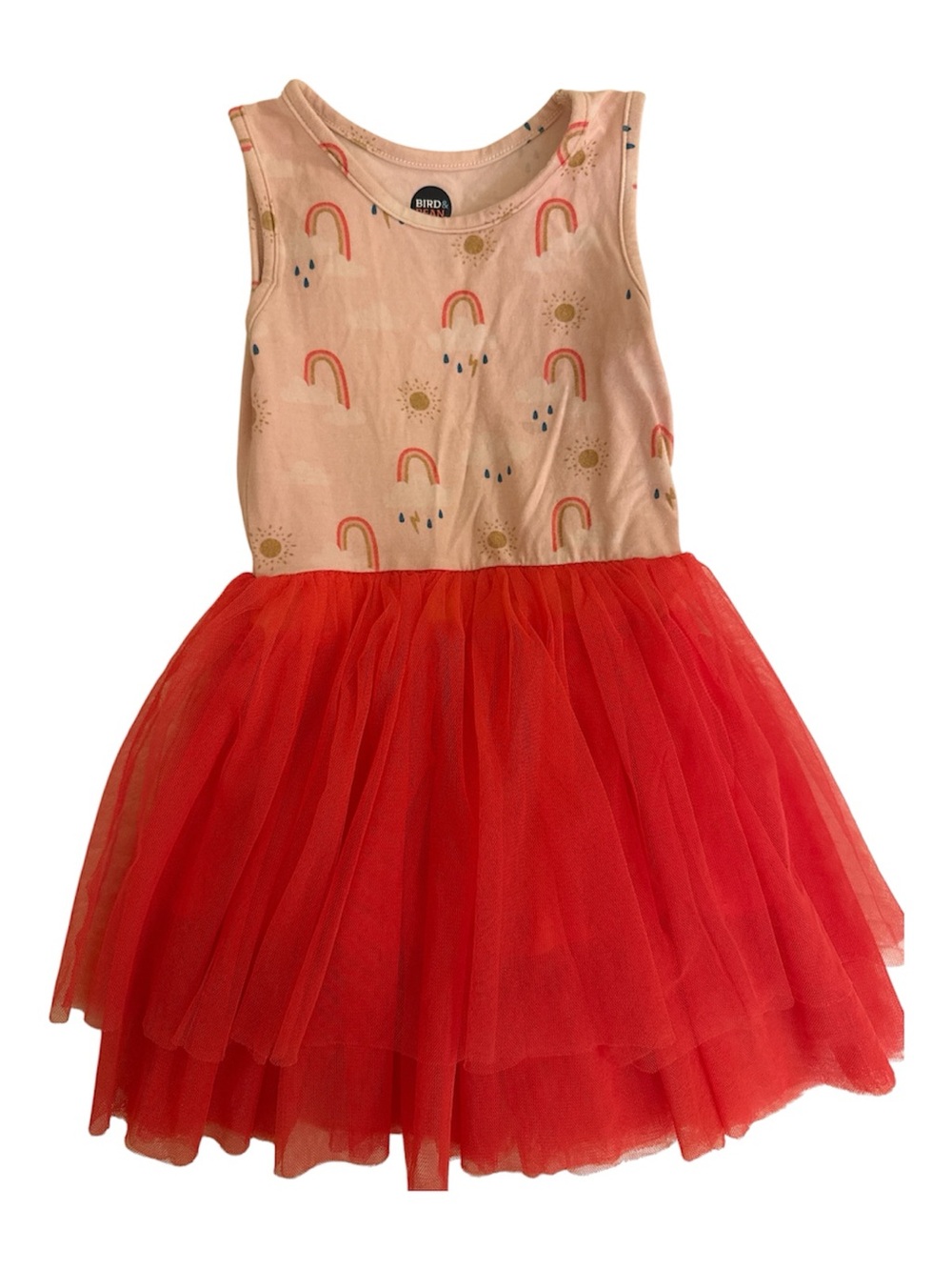 Bird & Bean bamboo tulle dress 18-24 M